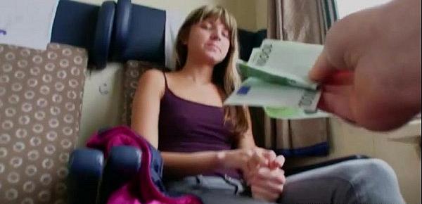  Pretty teen Gina Gerson banged for money